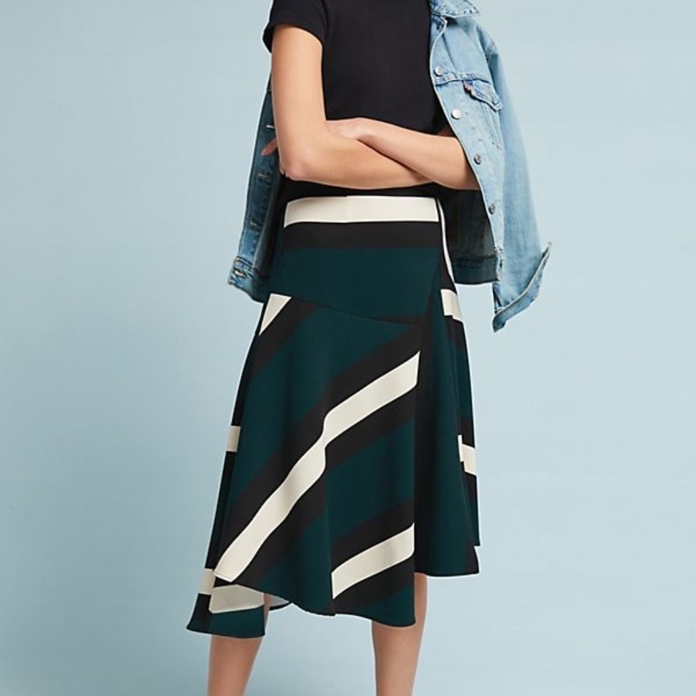 Eva Franco Sporty Flounced Skirt size 0 NWT